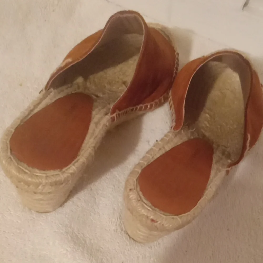 Patricia Green Suede Wedge Sandals